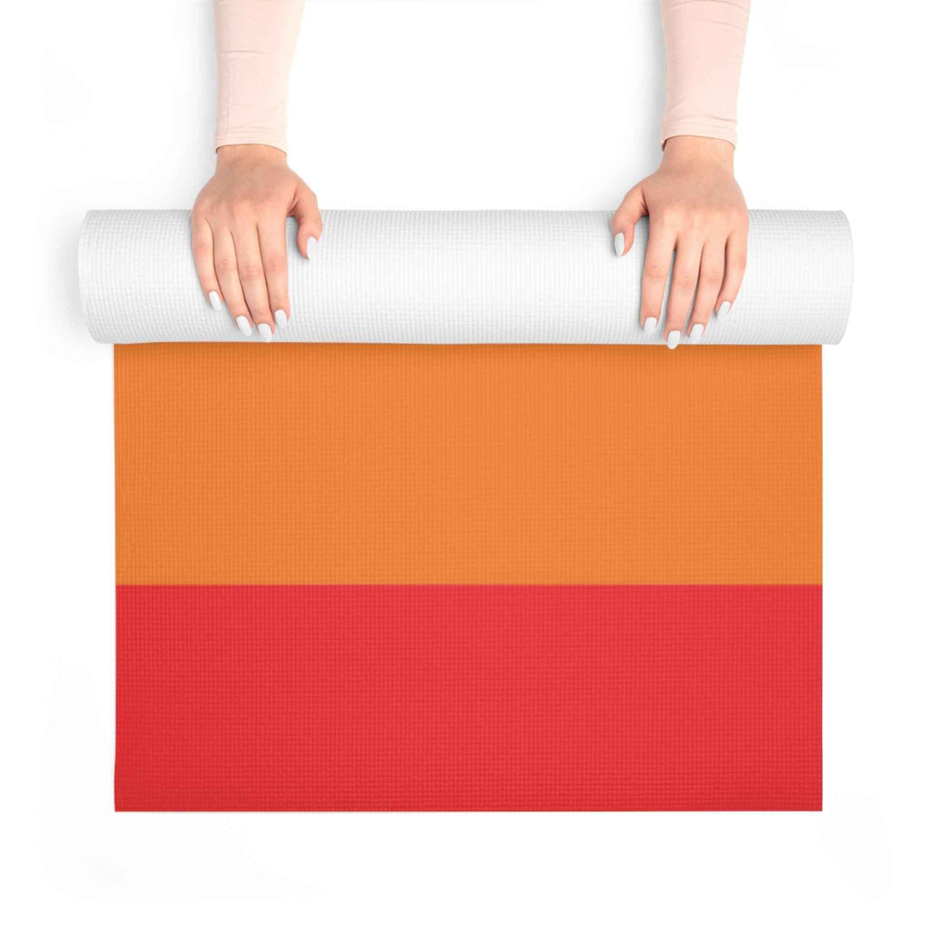Vibrant Rainbow Foam Yoga Mat - Non-Slip Exercise Mat for Stress Relief and Relaxation - CieLava