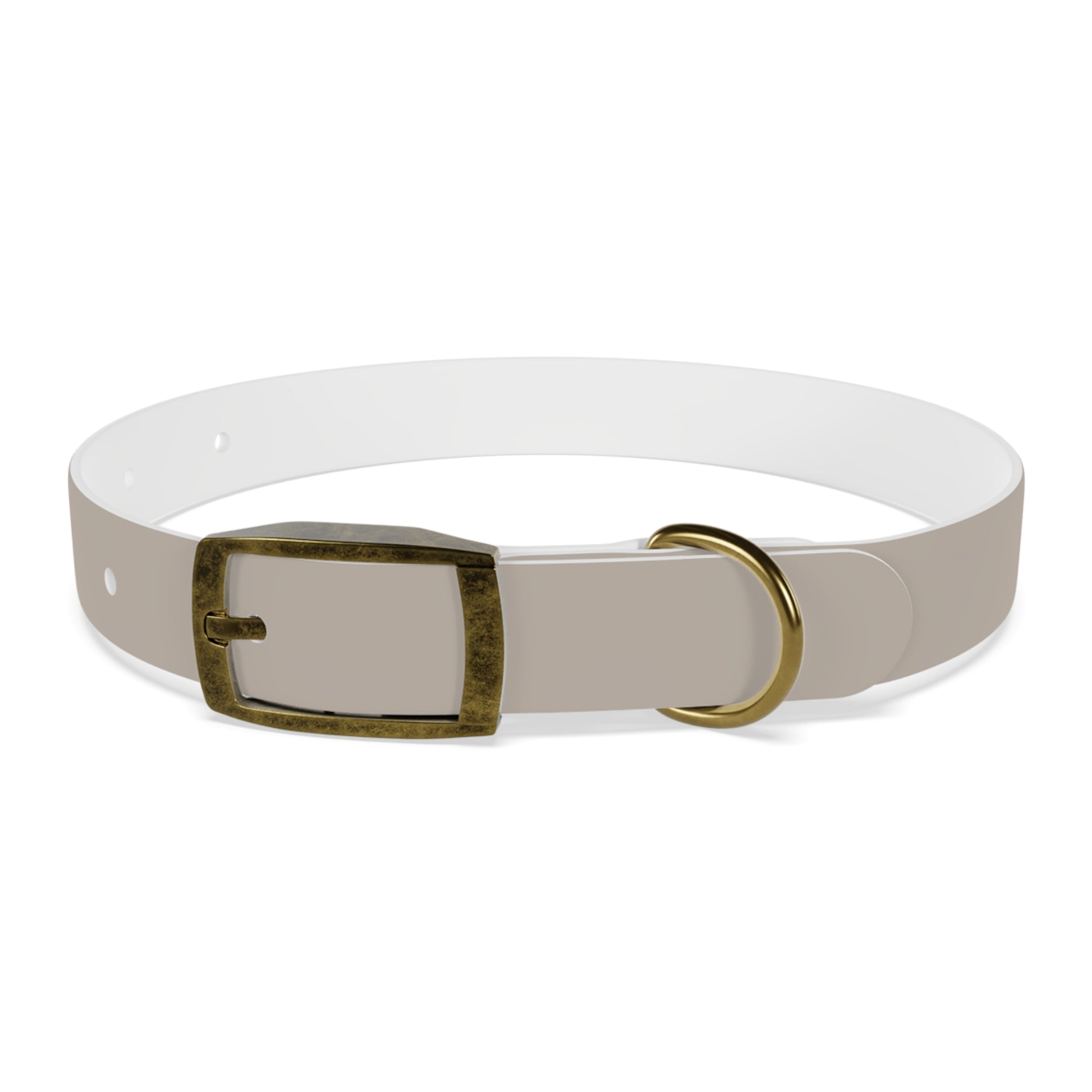 Stylish Beige Dog Collar - Durable & Adjustable Pet Accessory - CieLava