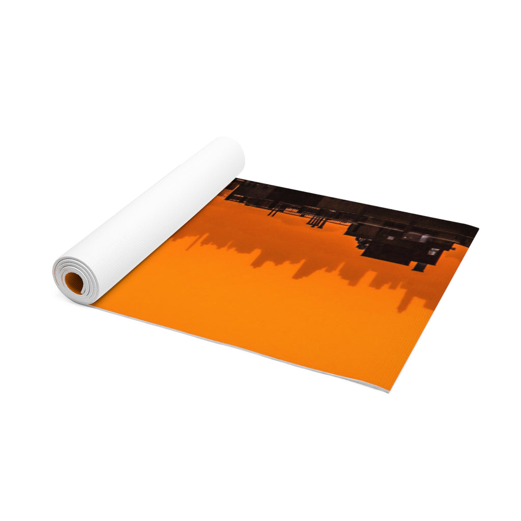 Sunset Cityscape Foam Yoga Mat – Vibrant and Inspirational Exercise Mat for Yoga Enthusiasts - CieLava
