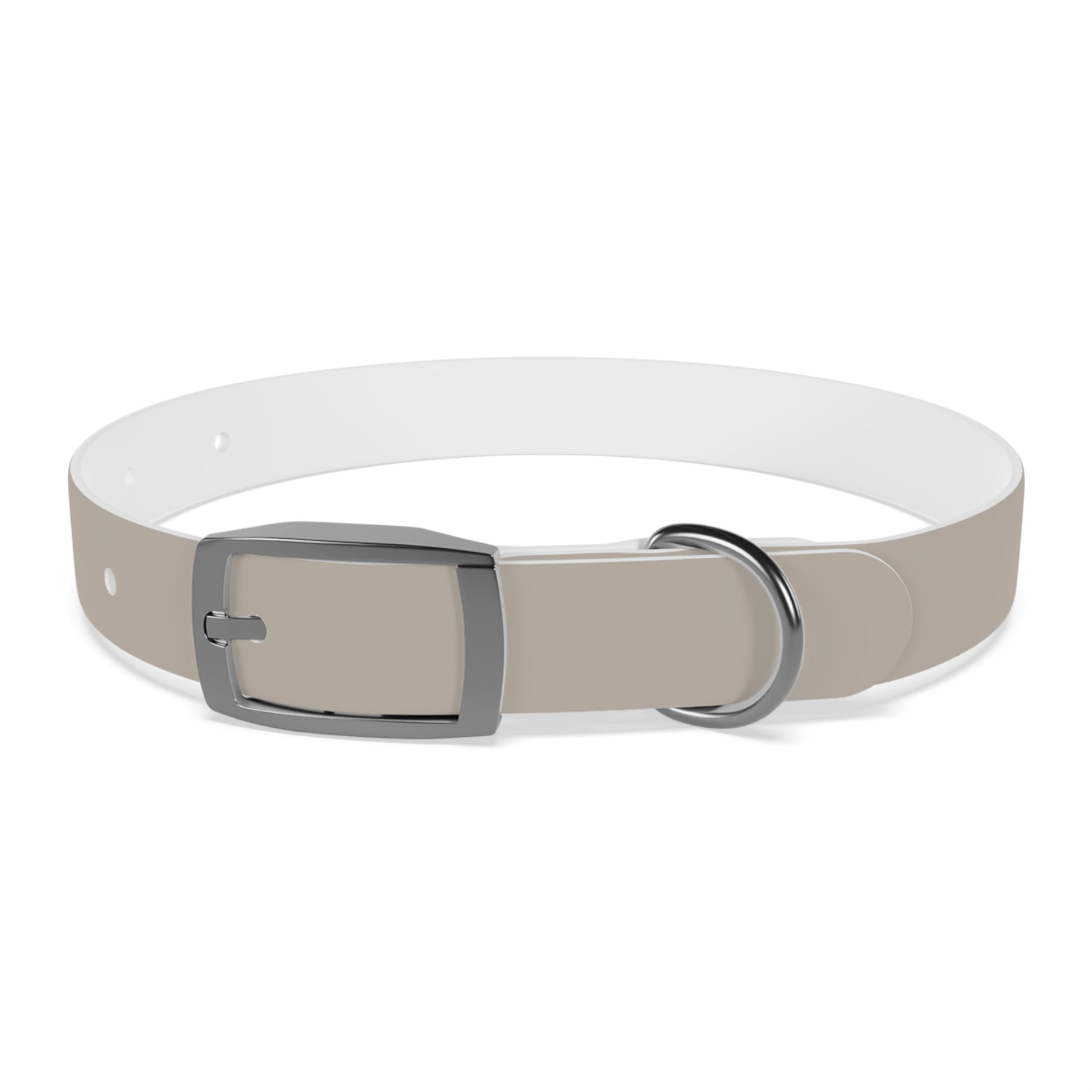 Stylish Beige Dog Collar - Durable & Adjustable Pet Accessory - CieLava