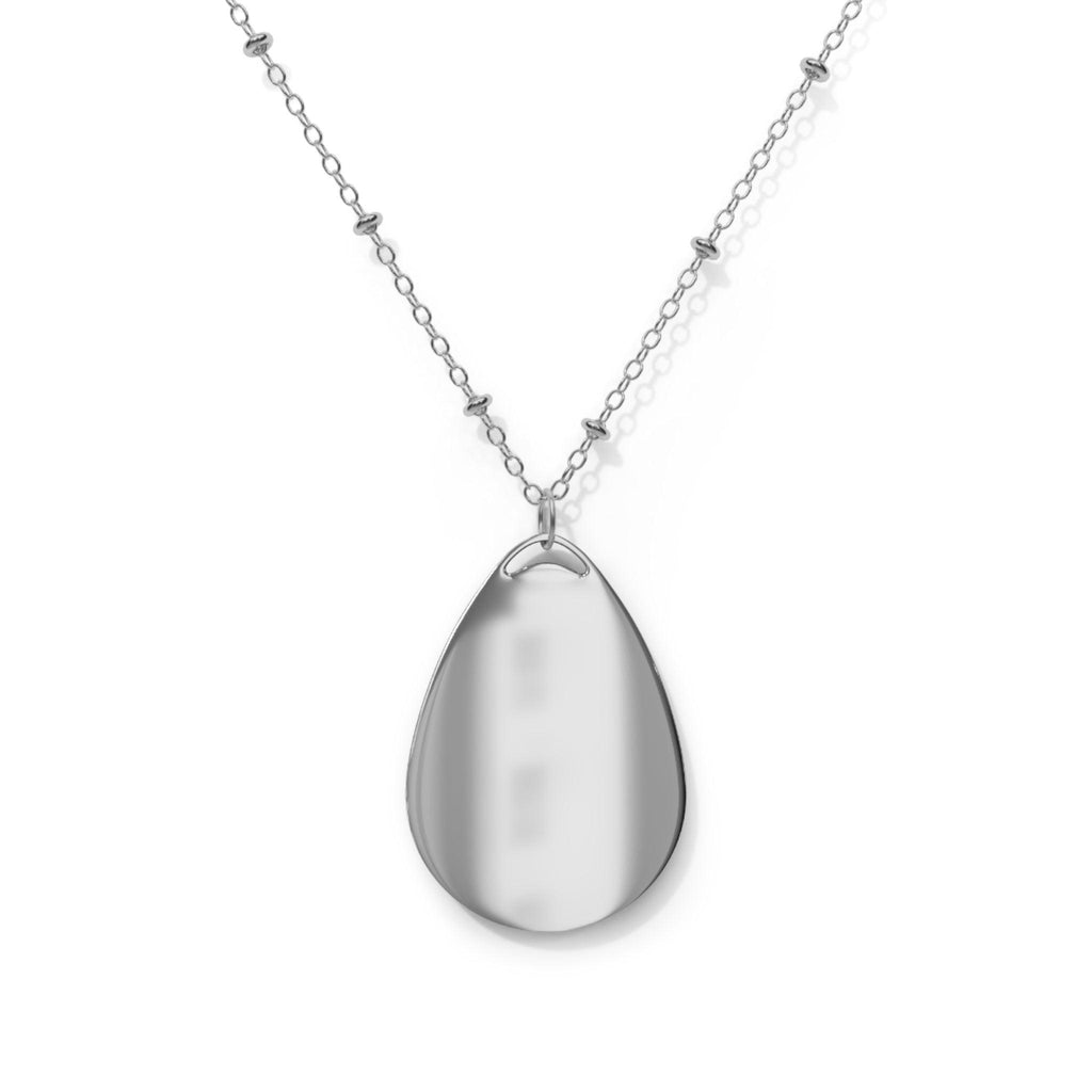 Trust the Universe Oval Necklace - Inspirational Jewelry Gift for Dreamers - CieLava