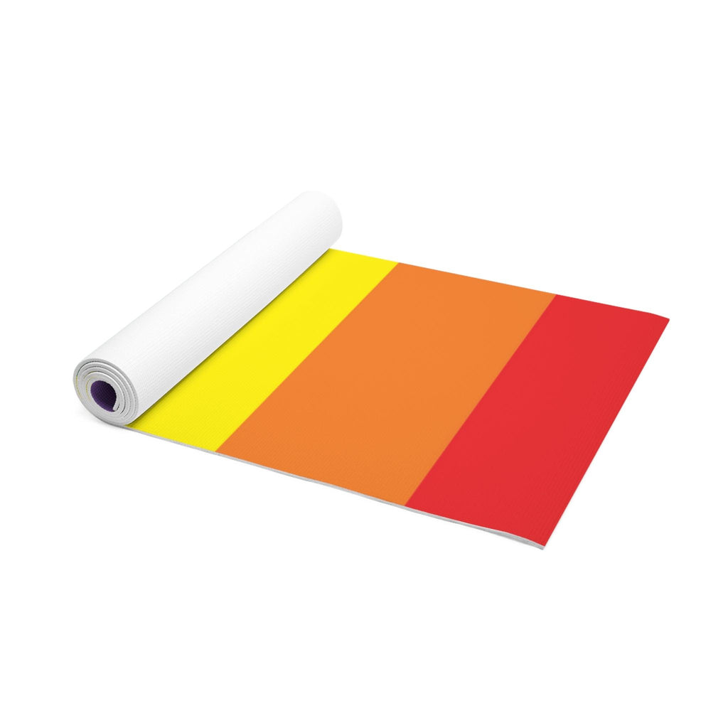 Vibrant Rainbow Foam Yoga Mat - Non-Slip Exercise Mat for Stress Relief and Relaxation - CieLava
