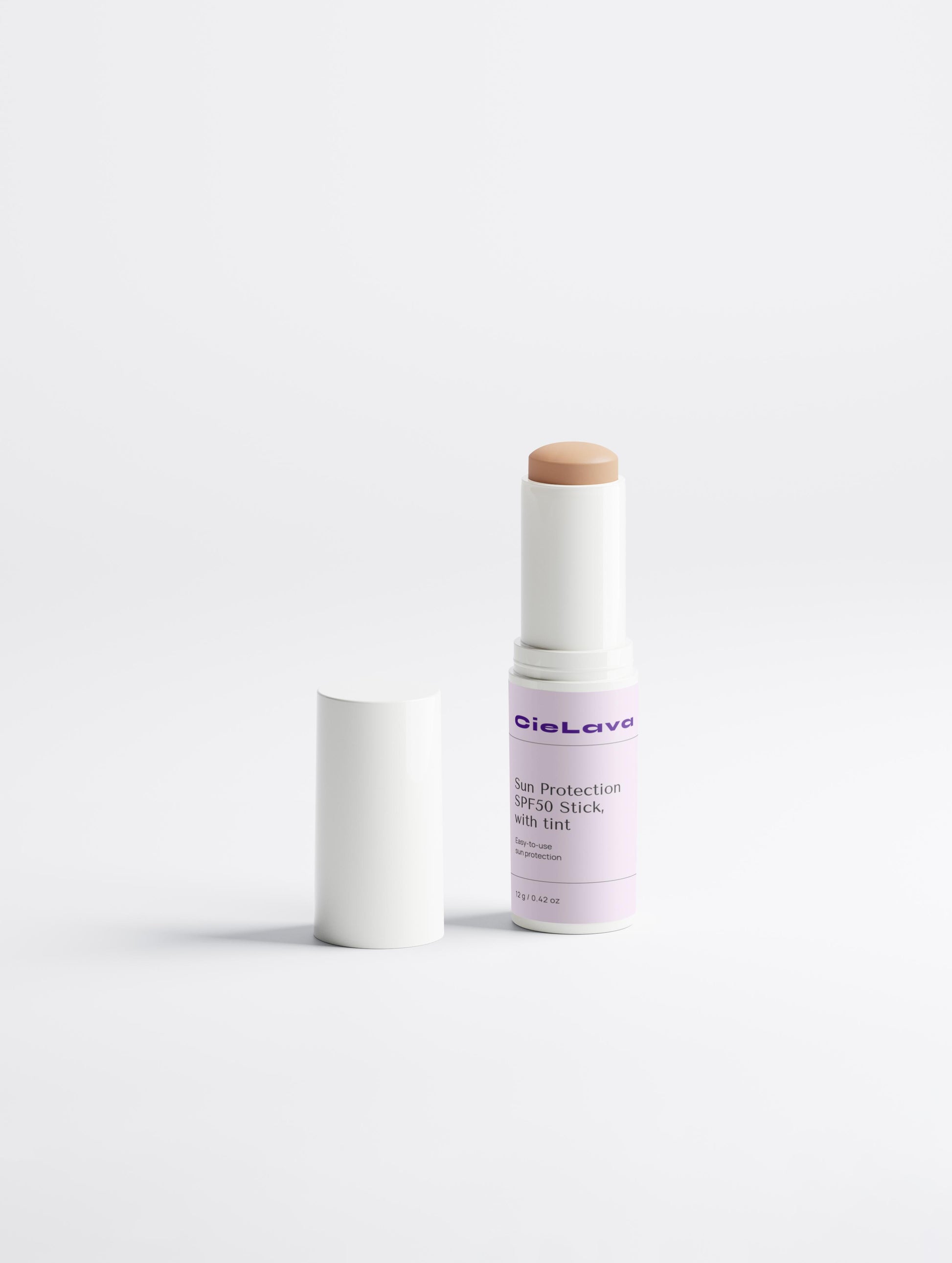 CieLava's Sun Protection SPF50 Stick, with tint