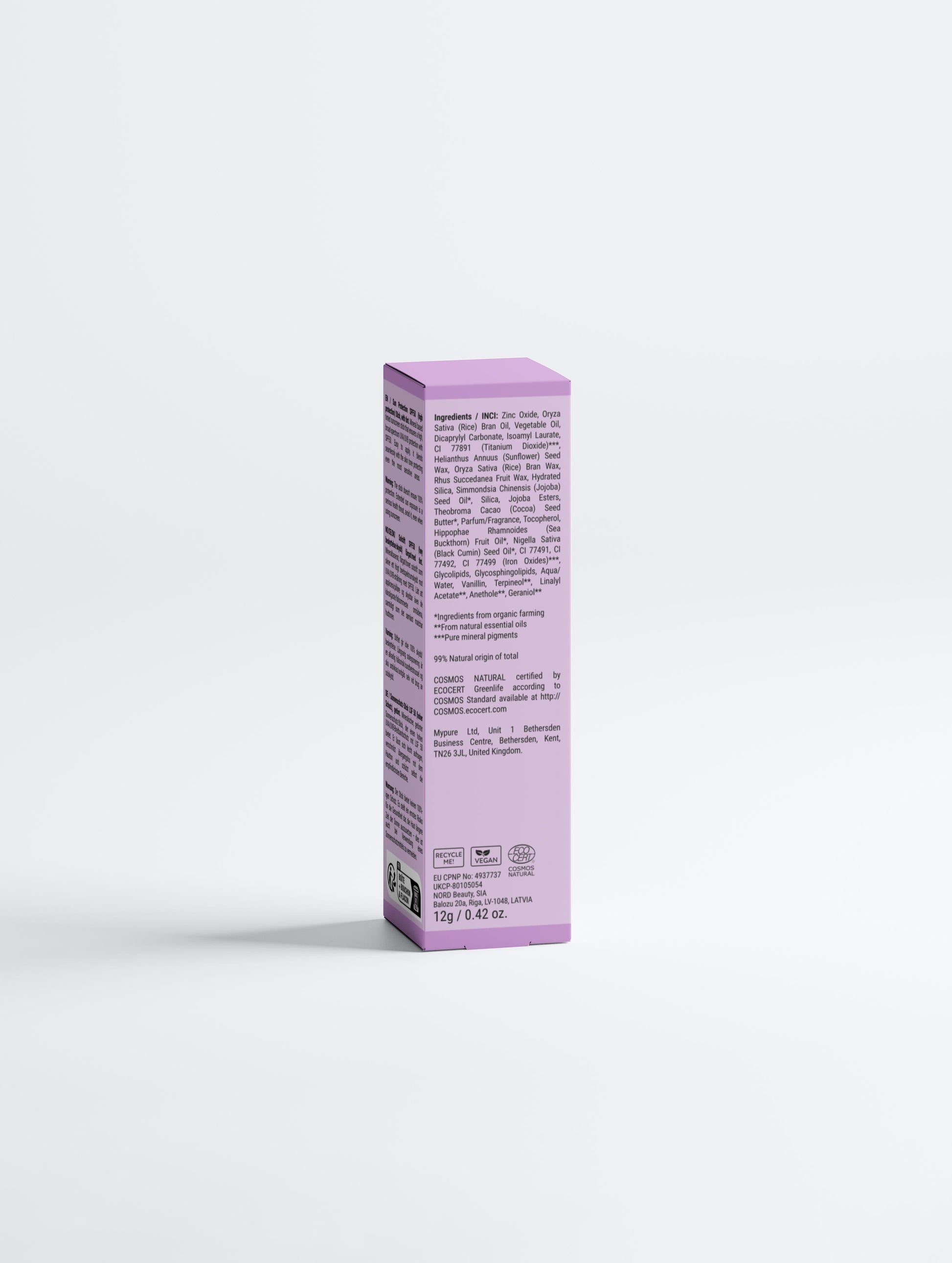 CieLava's Sun Protection SPF50 Stick, with tint
