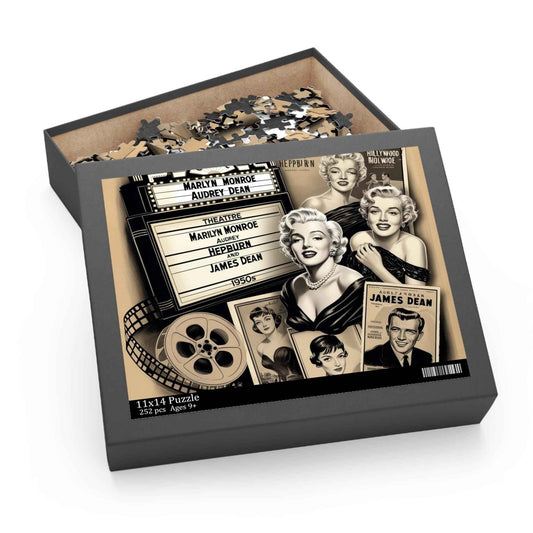 Old Hollywood Moviestar Puzzle (120, 252, 500-Piece) - CieLava