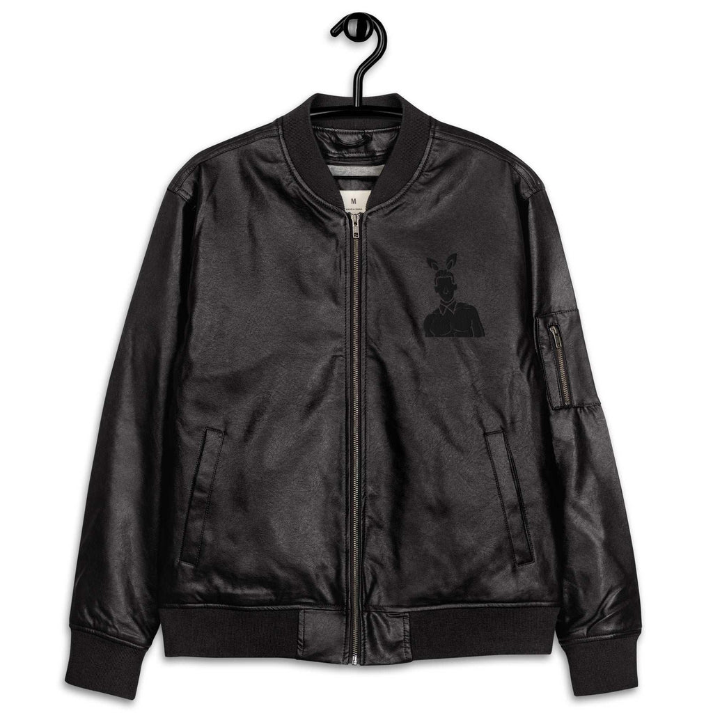 Leather Bomber Jacket - CieLava